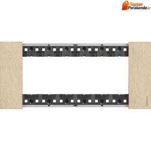 Bticino KA4806ZW Metal Çerçeve 6M Altın